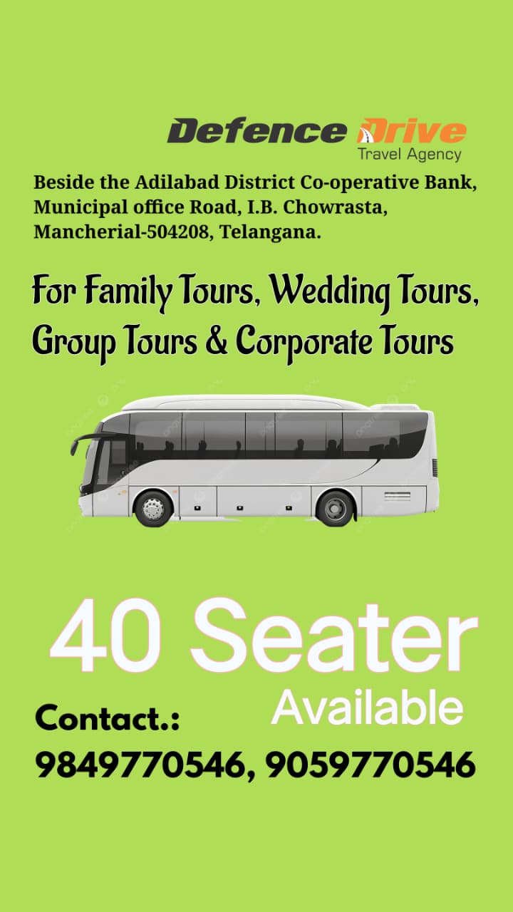 Defence Drive 40 seater bus rental poster