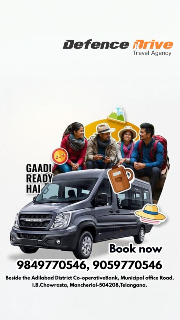 Defence Drive travel booking poster
